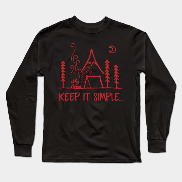 keep it simple Long Sleeve T-Shirt by Flickering_egg